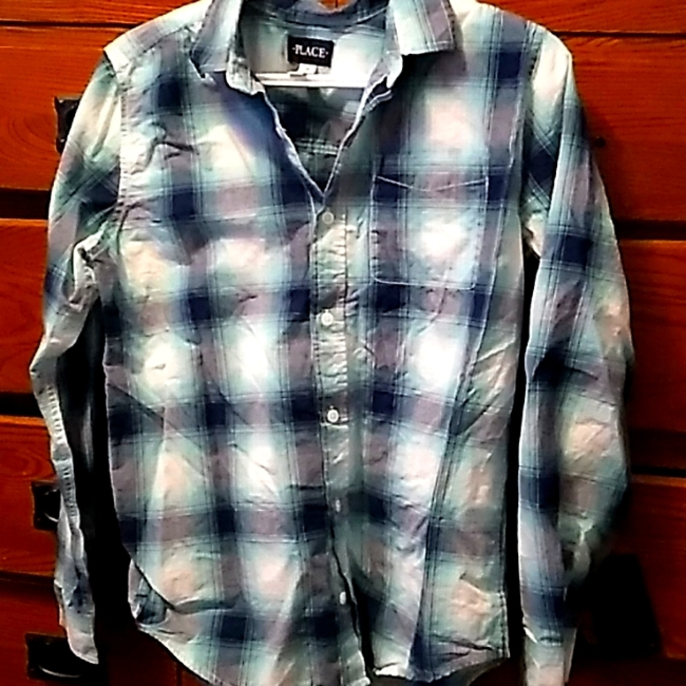BOYS SIZE 16 button down shirt